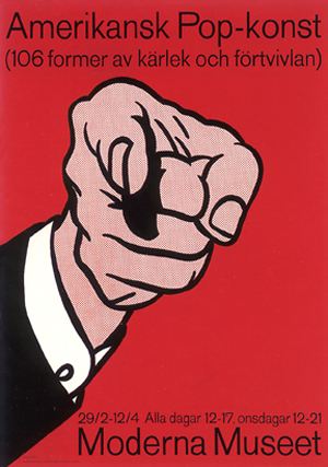 Roy Lichtenstein, Amerikansk Pop-Konst Poster, 0102.jpg