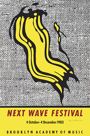 Roy Lichtenstein, Next Wave Festival Poster - signed, 0103.jpg