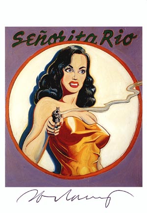 Mel Ramos, Senorita Rio - signed artcard, 0128.jpg