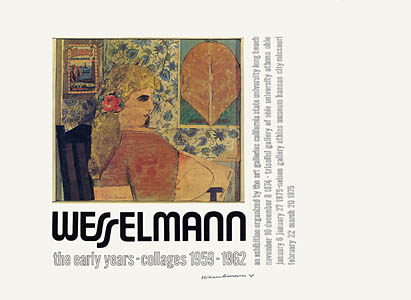 Tom Wesselmann, The Early Years Poster - signed, 0158.jpg