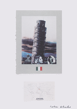 Peter Blake, Marcel Duchamps World Tour 2 - signed artcard, 0226.jpg