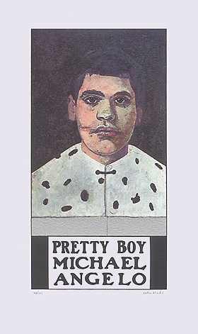 Peter Blake, Wrestlers - Pretty Boy Michaelangelo, 0227.jpg