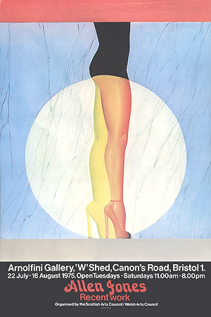 Allen Jones, Recent Work Exhibition Poster, 0301.jpg
